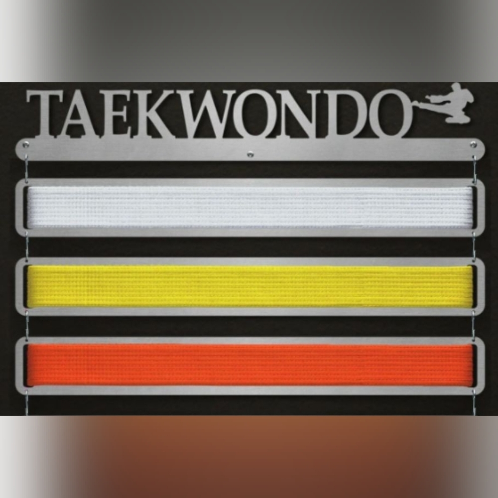 Martial Arts Belt Set Of 3 White Yellow Orange Karate JiuJitsu Taekwondo 84" EUC